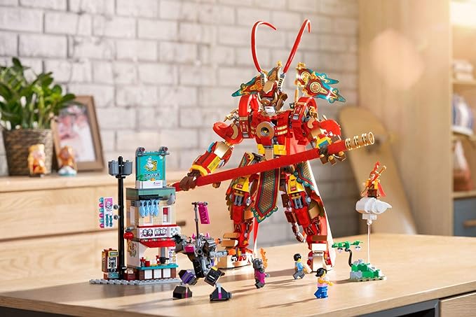 LEGO Monkie Kid: Monkey King Warrior Mech 80012 Toy Building Kit (1629 Pieces)