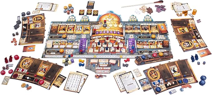 Luthier: The Art of The Instrument - Classical Music and History Themed Euro Board Game Bidding &amp Worker Placement 1 to 4 Players Ages 14 and up