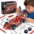 Metal Car Kit 287 Pcs Metal Building Car kit Toy Model Car Kit DIY Assembly Toy Kit STEM Educational Toys for Kids Ages 8 9 10 11 12 Teens and Adults (Racing Car)