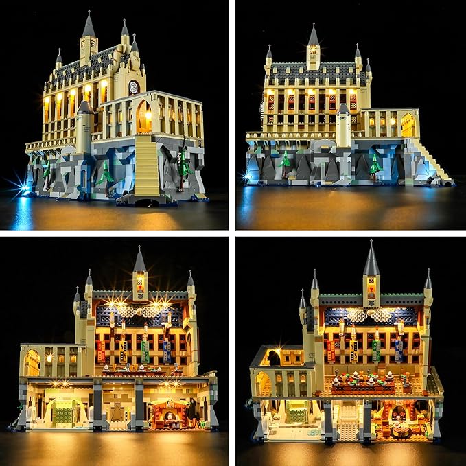 BRIKSMAX Led Light Kit for Lego-76435 Hogwarts Castle The Great Hall - Compatible with Lego Harry Potter Building Set- Not Include Lego Set