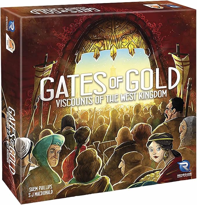 Renegade Game Studios Viscounts of the West Kingdom Gates of Gold Expansion Strategy Board Game
