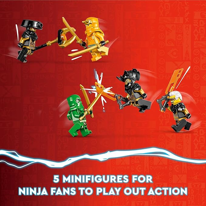 LEGO NINJAGO Lloyd and Arin’s Ninja Team Mechs 71794 Building Toy Set Featuring 2 Mechs and 5 Minifigures Idea for Teen Boys Girls and Kids Ages 9 and Up who Love Ninja Adventures