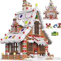 General Jim's Christmas Gingerbread House kit Building Block Bricks Set A Great Holiday Present Idea for Christmas (1455 Pieces) Modular Building Great for Teens and Adults
