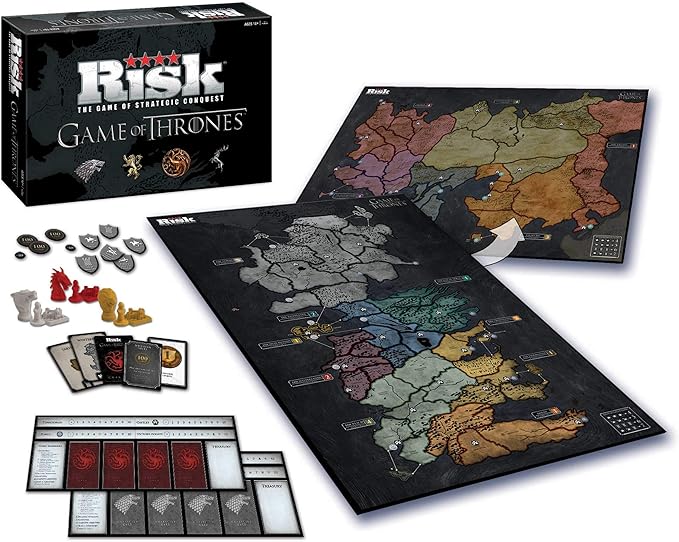 USAOPOLY Risk Themed Game of Thrones Strategy Board Game |for Game of Thrones Fans | Official Merchandise | Based on The TV Show on HBO Orignal Color