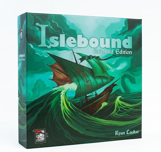 Islebound Emerald Edition | Red Raven Games | Exploration Board Game | 2-4 Players | Ages 12+