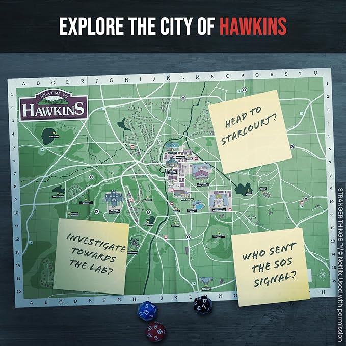 PROFILER Stranger Things - The Shadows of Hawkins - Board Game Escape Game - Immersive and Collaborative Investigation Game 1-6 Players