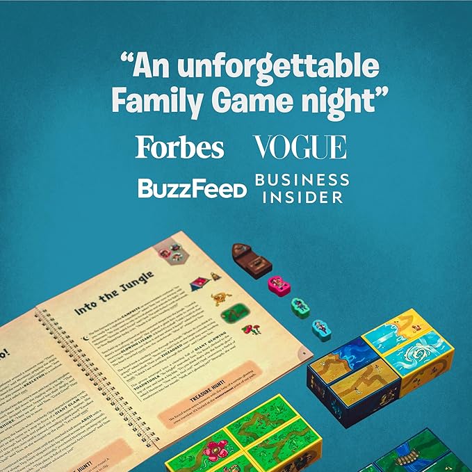 Uzzle Tales: Coral Cove – Interactive Storybook Puzzle 2-in-1 Fun Family Story Block Game – Ages 7+ - STEM Learning Story Cards and Story Blocks for Kids