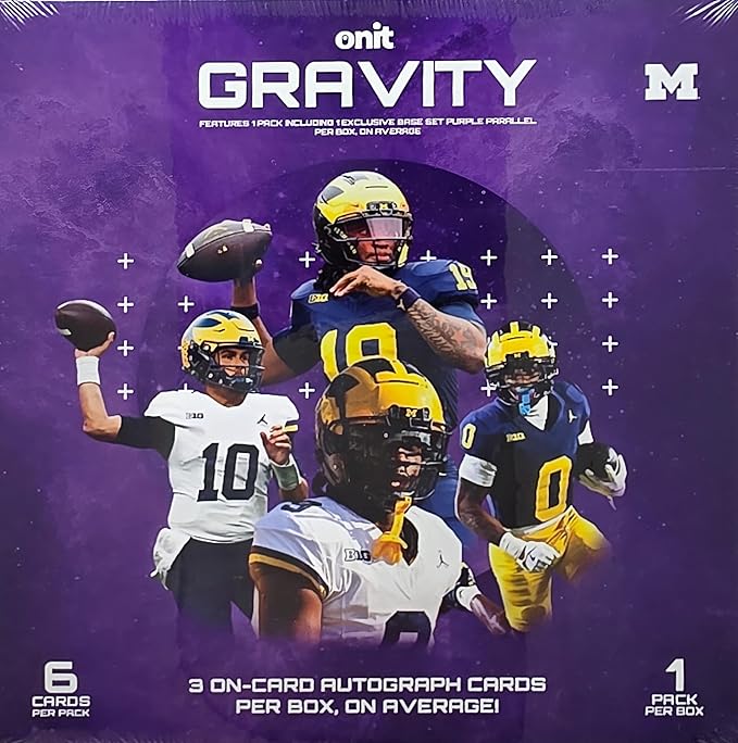 2025 Onit Gravity College Football Card Breaker Edition Box (Michigan Wolverines)