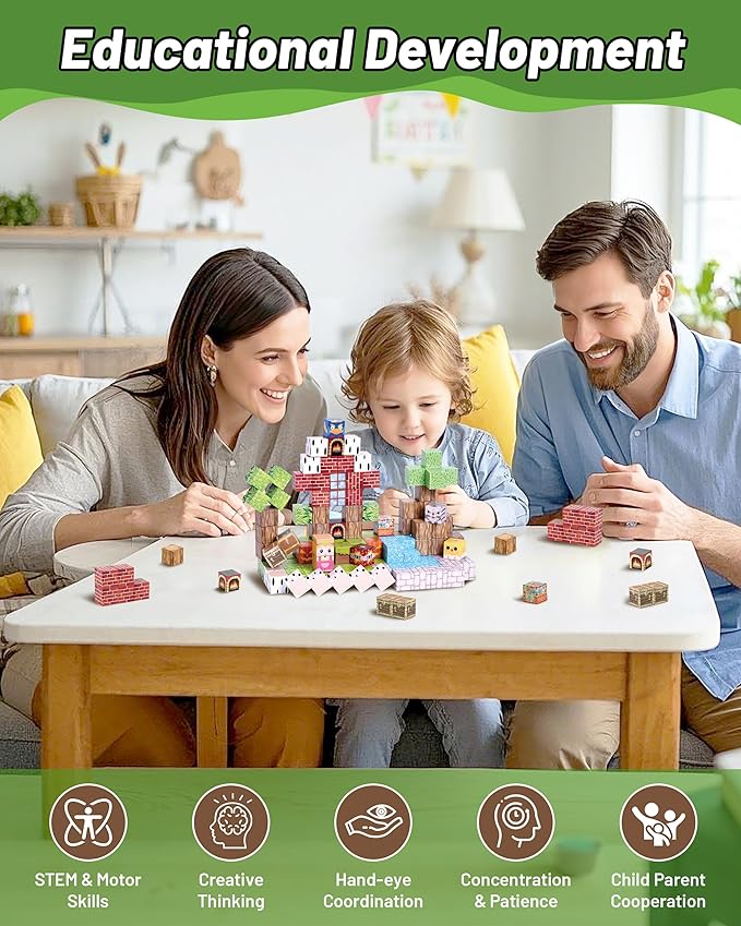 150PCS Magnetic Blocks Magnetic Building Blocks Magnetic Blocks Toys for Kids Blocks Magnet SetSTEM Activities for Kids Ages 3+ Toys for Kids and Teens Building Toys