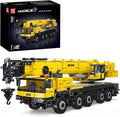 Mould King 17073 Engineering Truck Construction Set Remote Control LTM 1110 Crane Building Block (3218 Pieces) Assembly STEM Heavy-Duty Car Brick Toys with Motors for Adult