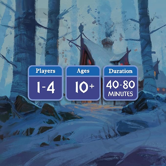 Everdell Silverfrost Essentials Edition Board Game for 1–4 Players | Standalone City-Building Strategy Game Ages 10+ | Worker Placement Tabletop Game