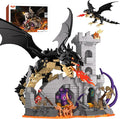 Fire Dragon Toy Building Set Medieval Castle Buildings Blocks for Adult Teens Kids 8+ Boys Girls DIY Model Building Kits Home Office Decor Birthday 919PCS