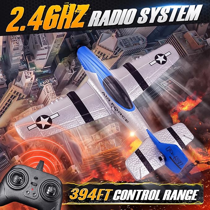 BEZGAR RC Plane Drones for Kids 6-axis Gyro Remote Control Airplane RC Helicopter Easy Control for Beginners Toys