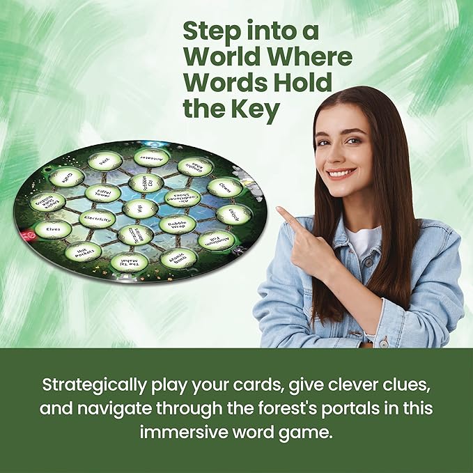 R&ampR Games Mystic Paths Cooperative Board Game for Adults and Kids Card Games for Family Night