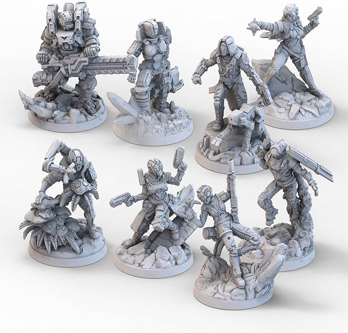 Awaken Realms ISS Vanguard Board Game - Explore Space in a Cooperative Sci-Fi Strategy Game Thrilling Adventure for Teens &amp Adults Ages 14+1-4 Players 90-120 Minute Playtime