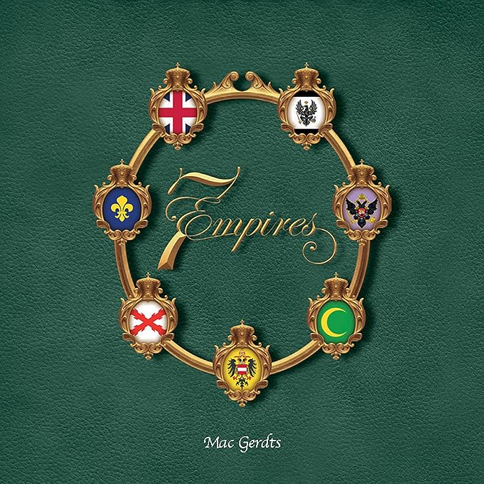 Rio Grande Games 7 Empires: Strategy Board Game 18th Century Medieval Empire Building for 2-6 Players Ages 14+