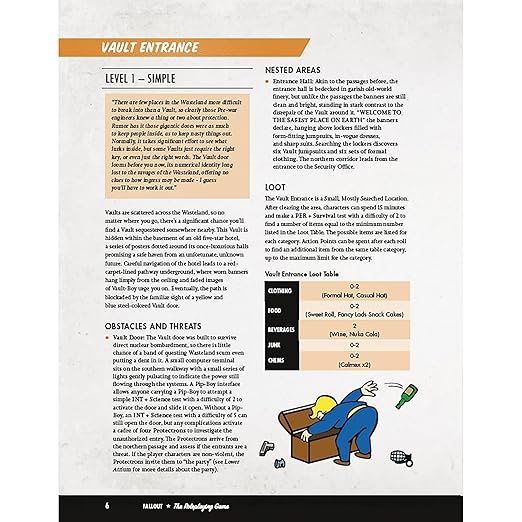 Modiphius Entertainment: Fallout: The Roleplaying Game - Map Pack 1: Vault - RPG Accessory 32 Page Softcover Booklet &amp 4 Double-Sided Poster Maps
