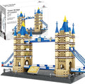 Apostrophe Games Tower Bridge Building Block Set – 1052 Pieces London Tower Bridge Model Building Blocks for Adults and Kids - Architecture Kit Famous Landmark Series