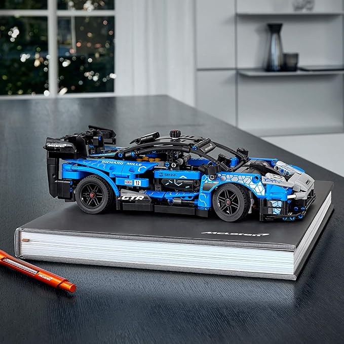LEGO Technic McLaren Senna GTR 42123 Racing Sports Collectable Model Car Building Kit Car Construction Toy Gift Idea for Kids Boys and Girls
