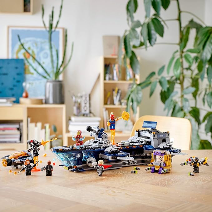 LEGO Marvel Avengers Helicarrier 76153 Fun Brick Building Toy with Marvel Avengers Action Minifigures Great Gift for Kids Who Love Airplanes and Superhero Adventures (1244 Pieces)