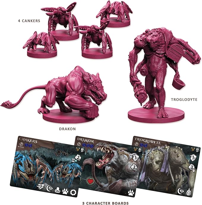 Maladum Dungeons of Enveron Starter Set - Fantasy Dungeon Crawler Game Immersive Terrain Solo Co-op and Adversarial Play