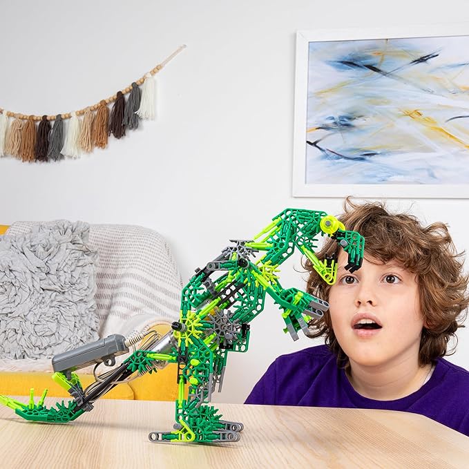 K'NEX Dynamic Dinos 6-in-1 Building Set - STEM Building Kit Kid Construction Creative Play Toy‚ Ages 8+