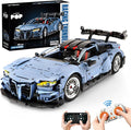 Remote Control Car Building Kit 1:10 M4 Champion Racing Car Building Blocks and Challenge Construction Toys Gift for Technical Enthusiasts Adults&ampBoys Age 14+ with Motors Light Battery (2280PCS