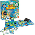 MindWare Geography Trivia Challenge - Board Game for Kids 8-12 and Up - Fun Trivia with 432 Double-Sided Question Cards - Educational Geography Game - Ages 8 and Up