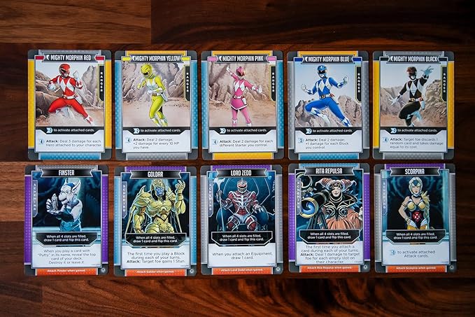 Renegade Game Studios Power Rangers Deck-Building Game 2-4 Players Ages 13+ Core Set