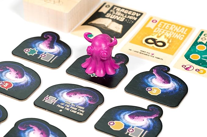 Cosmoctopus Board Game - Engine-Building Tentacle-Gathering Strategy Game Fun Family Game for Kids and Adults Ages 14+ 1-4 Players 60-90 Minute Playtime Made by Lucky Duck Games