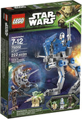 Game / Play LEGO Star Wars AT-RT 75002 Weapons include lightsaber and 2 blasters Features articulated legs Toy / Child / Kid