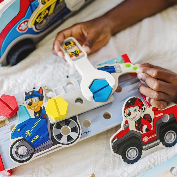 Melissa &amp Doug PAW Patrol Match &amp Build Mission Cruiser - FSC Certified