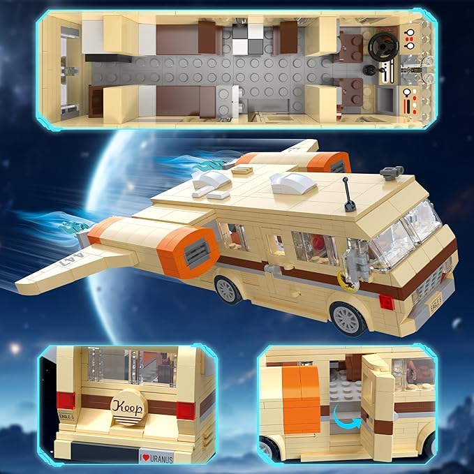 Mega Maid Spaceballs Eagle 5 Creative Building Kit for AdultKidsDesktop Building Set Toy Compatible with LegoChristmas Bithday Gift(1068PCS)