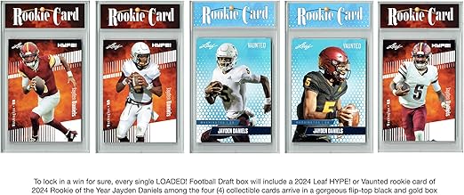 LOADED! 2025 Football Draft Collector's Box: 4 Certified Mint+ Rookie Cards - Cam Ward Ashton Jeanty Travis Hunter Tetaroia McMillan Jayden Daniels &amp More