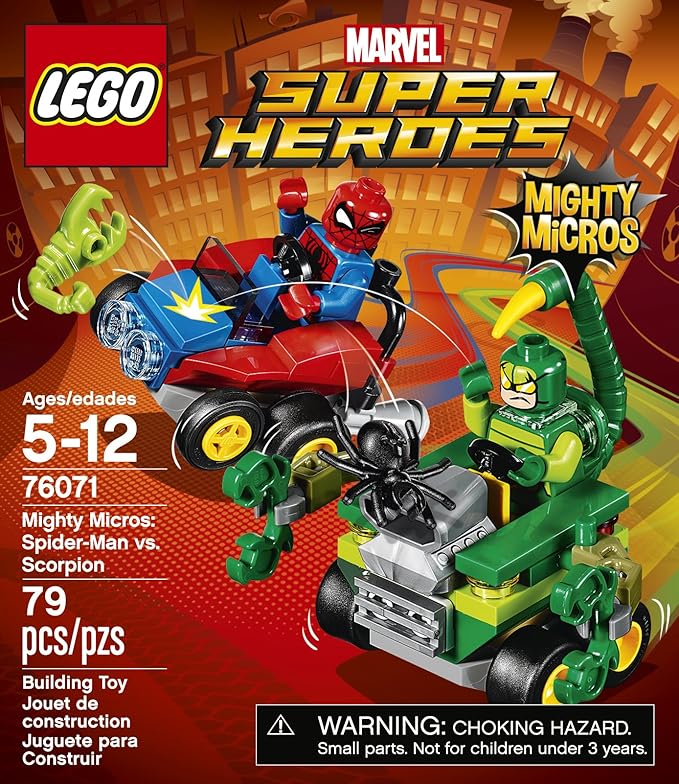 LEGO Super Heroes Mighty Micros: Spider-Man vs. Scorpion 76071 Building Kit