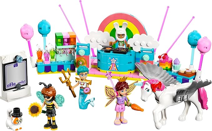 Lego Friends Unicorn Fairy Cosplay Party Toy Birthday Toy for Girls Boys Age 6 7 8 9 Pretend Play Mother Father 42661