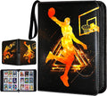 Basketball Cards Binder 900 Pockets Trading Cards Holder Card Collectors AlbumTrading Card Binder 9 Pocket with 50 Removable Sleeves for Basketball Card and Sports Card