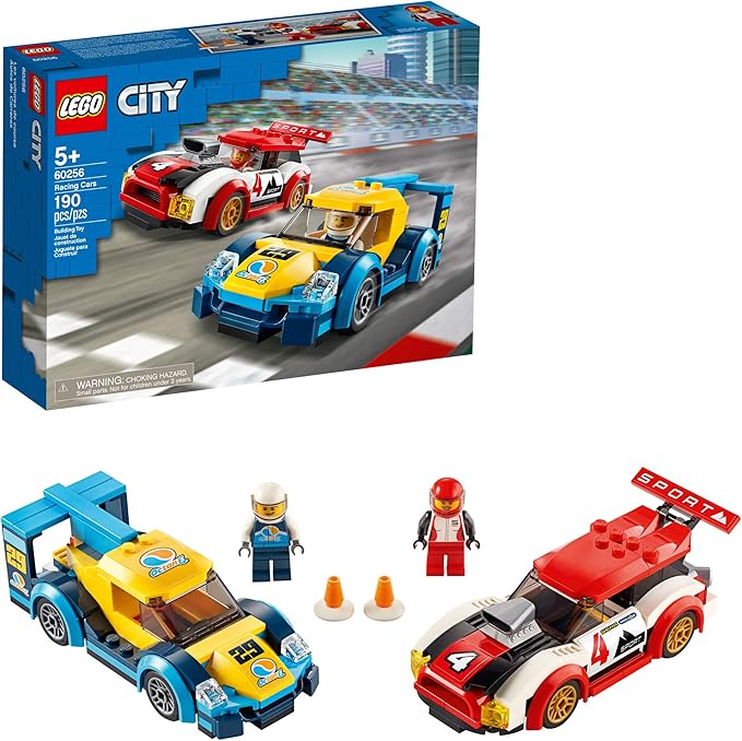 LEGO City Racing Cars 60256 Fun Buildable Toy for Kids (190 Pieces)
