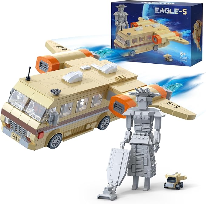 Mega Maid Spaceballs Eagle 5 Creative Building Kit for AdultKidsDesktop Building Set Toy Compatible with LegoChristmas Bithday Gift(1068PCS)