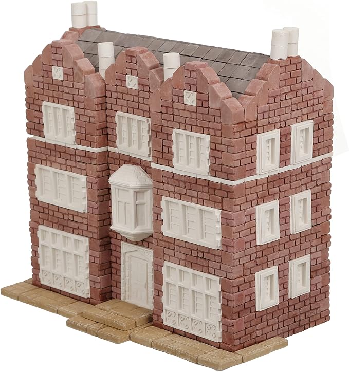 Mini-Bricks Constructor Set – Realistic 3D Puzzle &amp Plaster Brick Model Kits for Teens &amp Adults STEM Educational DIY Construction Set Multiple Styles Available (Rebbe's House)