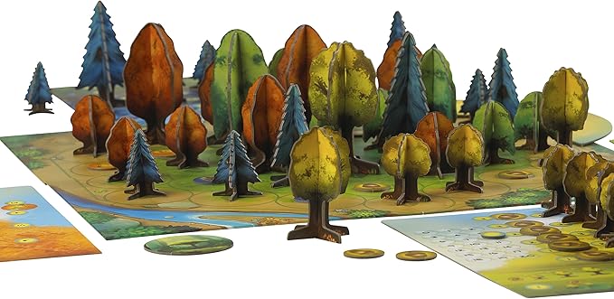 Blue Orange Games Photosynthesis Board Game - Award Winning Family or Adult Strategy Board Game for 2 to 4 Players. Recommended for Ages 8 &amp Up.