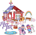 Unicorn Barn | Build-Your-Own Magical Animals Farm Play Set Kids 3D Puzzle Toy - STEM Girl Toys Ages 6-7 and Up