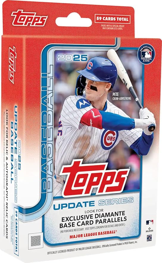2025 Topps Update Series Baseball Hanger Box 59 Total Cards