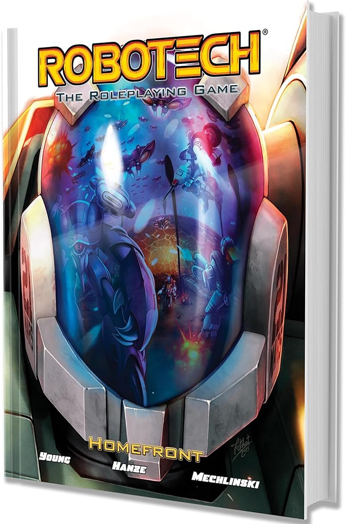 Robotech: The Roleplaying Games - Homefront - Hardcover Supplemental RPG Book Tabletop Roleplaying Game Officially Licensed