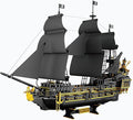 SEMKY Pirate Series Black Devil Pirate Ship MOC Building Blocks and Engineering Toy（2076 Pieces）