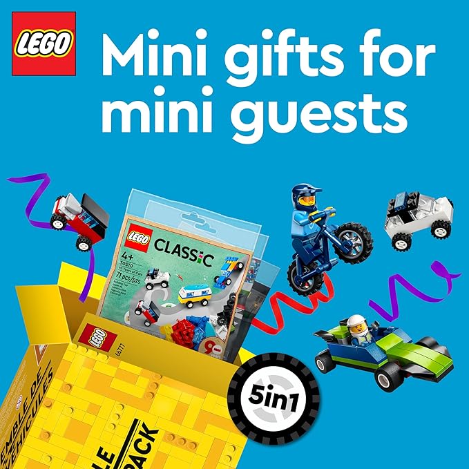 LEGO Creator Vehicle Pack 66777 Collectible Car Set with Buildable Car Toys Great Party Favors for Goodie Bags or Stocking Stuffers for Boys Girls and Kids Ages 8 and Up