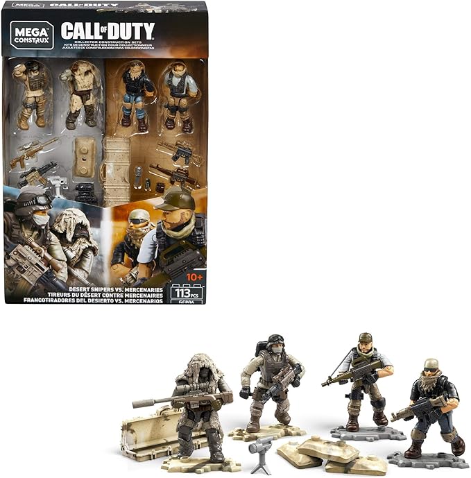 Mega Construx Call of Duty Desert Snipers Vs. Mercenaries Multi (GCP06)