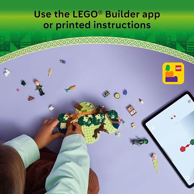 LEGO Wicked Elphaba’s Retreat Building Toy - Elphaba &amp Fiyero Toy Figures and Playset with Forest Friends - Pretend Play Building Blocks for Kids Ages 7+ - Wicked Gift for Girls &amp Boys - 7568