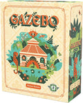 Bitewing Gazebo Board Game for Adults and Families - Use Dominos to Fill Botanical Garden - Area Majority/Control - 2 to 4 Players - 30 Minutes Play Time - Ages 8+