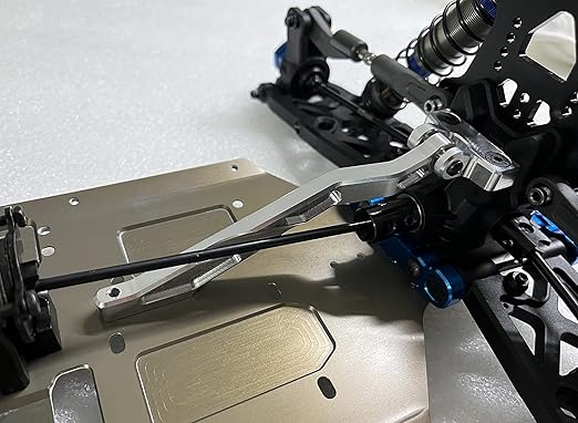 CNC Aluminum Chassis Brace Set Blue for Team Associated RC8B4 RC8B4e